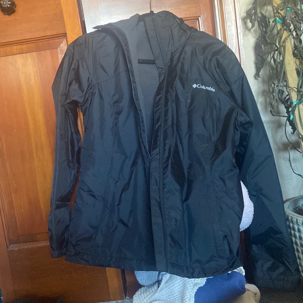 Black zip up jacket